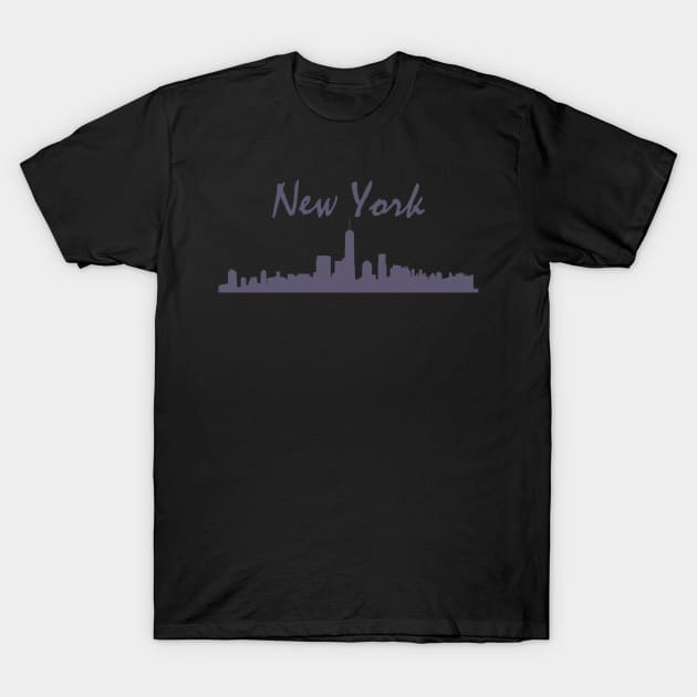 New York City Skyline T-Shirt by NorseTech